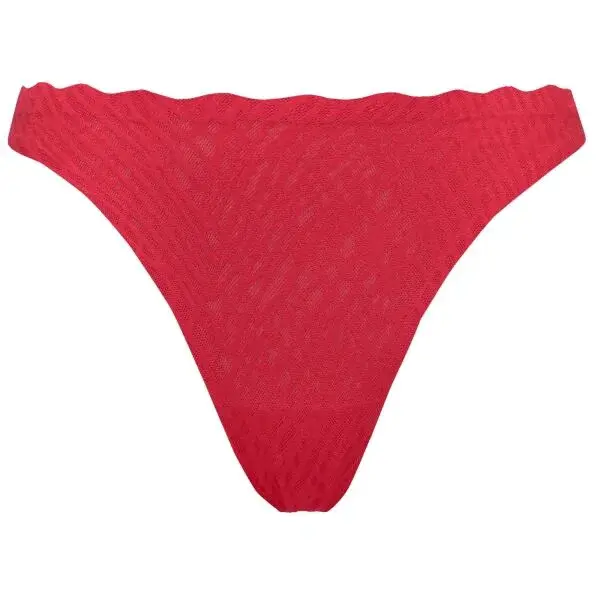 SLOGGI ZERO FEEL BLISS FESTIVE STRING Dámské kalhotky, červená, velikost