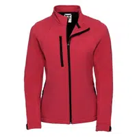 Červená dámská bunda Soft Shell Russell
