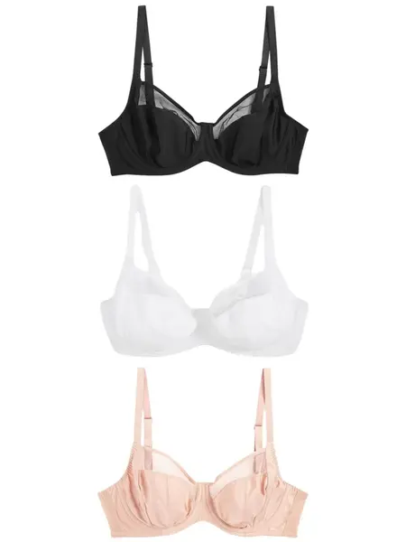 Next Podprsenka  béžová / čierna / biela