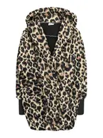 Noisy may Prechodný kabát 'NMCUDDLE'  krémová / ružová / čierna