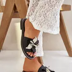 Lewski Shoes Pantofle S Dekorací Přírodní Kůže Zazoo