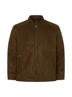 Jack & Jones Plus Prechodná bunda 'Rocky'  hnedá