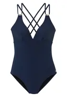 JETTE Jednodielne plavky  námornícka modrá