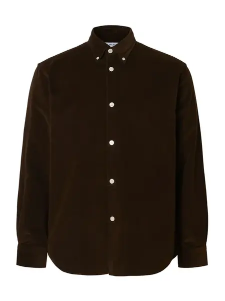 SELECTED Košeľa 'SLHDanni'  tmavohnedá