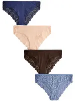 Next Nohavičky  béžová / modrá / dymovo modrá / hnedá