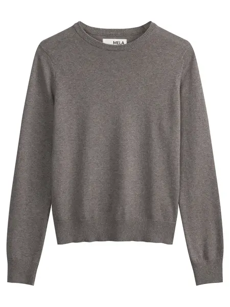 MELA Sveter 'Dhana'  sivá melírovaná