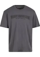 True Religion Tričko 'Nu Brush'  grafitová / čierna