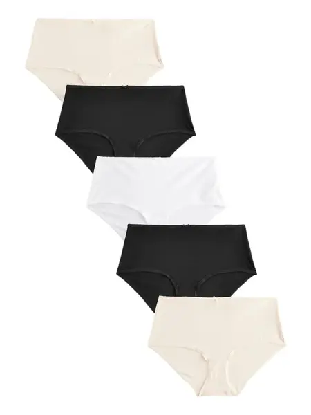 Next Nohavičky 'Cotton Rich'  béžová / čierna / biela