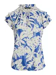Lauren Ralph Lauren Blúzka  modrá / biela