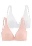 PETITE FLEUR Podprsenka  rosé / biela