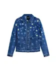 Desigual Prechodná bunda  modrá / zmiešané farby