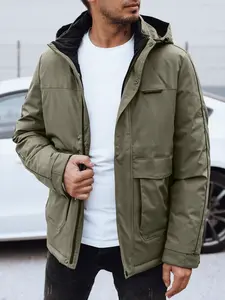 Pánská zimní bunda s odnímatelnou kapucí