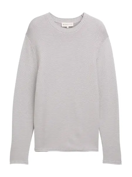 TOM TAILOR DENIM Sveter  svetlosivá