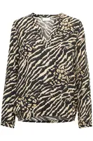 Kaffe Blúzka 'KAditte'  béžová / čierna