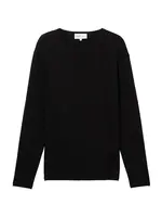 TOM TAILOR DENIM Sveter  čierna