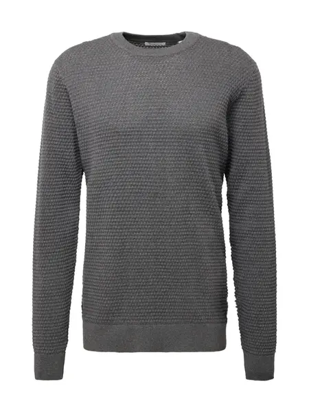 KnowledgeCotton Apparel Sveter 'Vagn'  grafitová