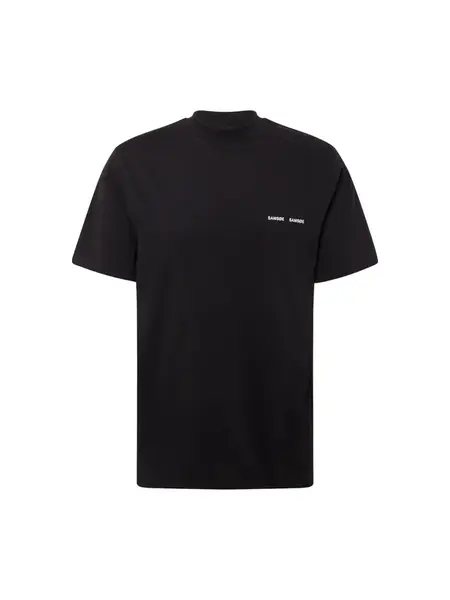 Samsøe Samsøe Tričko 'Norsbro'  čierna / biela