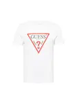 GUESS Tričko  červená / čierna / biela