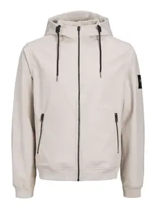 JACK & JONES Prechodná bunda  slonová kosť / čierna