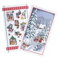 Bavlněné utěrky VÁNOCE 2025 42 x 70 cm sada 2 ks