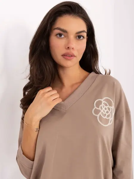 Blouse-RV-BZ-A891.21P-dark beige