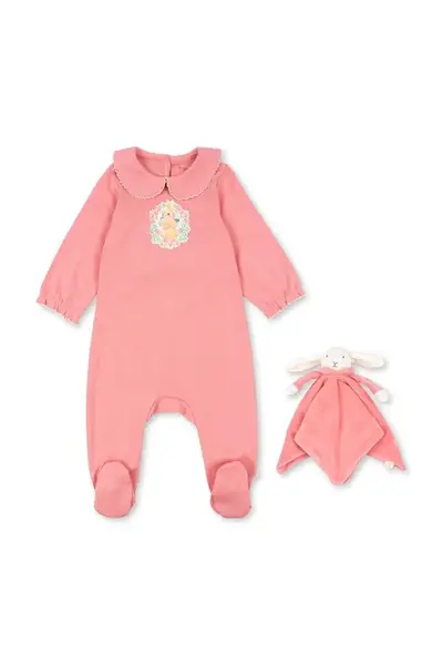 Kojenecké dupačky a hračka Konges Sløjd COTY PICOT GIFT SET GOTS