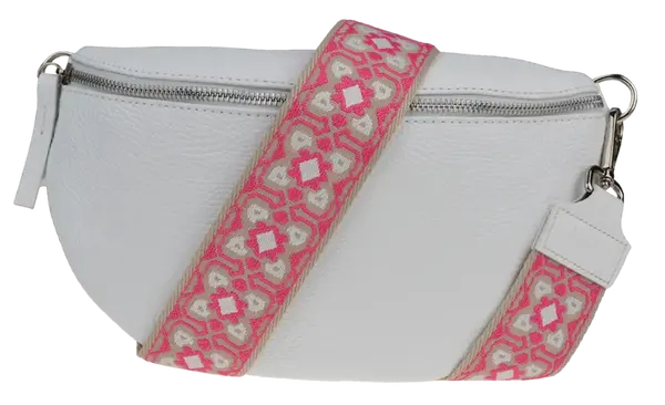 NovaKabelka.sk Reni Grande Bianca s prídavným popruhom V