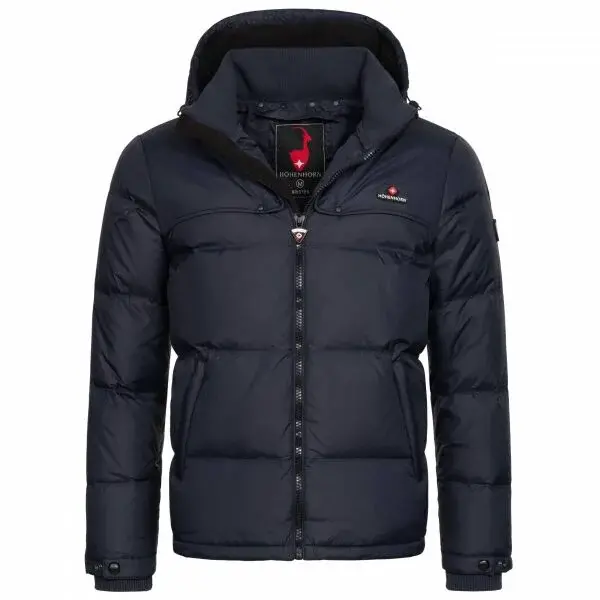 HOHENHORN BRISTEN Pánska páperová bunda, tmavo modrá, veľkosť