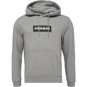 Napapijri B-BOX LOGO Pánská mikina, šedá, velikost XXXL