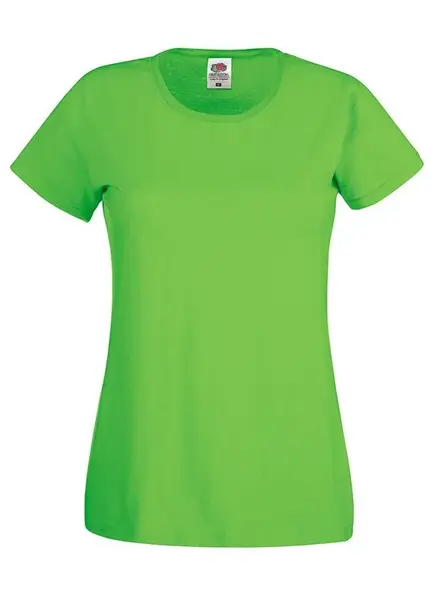 Green Women's T-shirt Lady fit Original Fruit of the Loom
