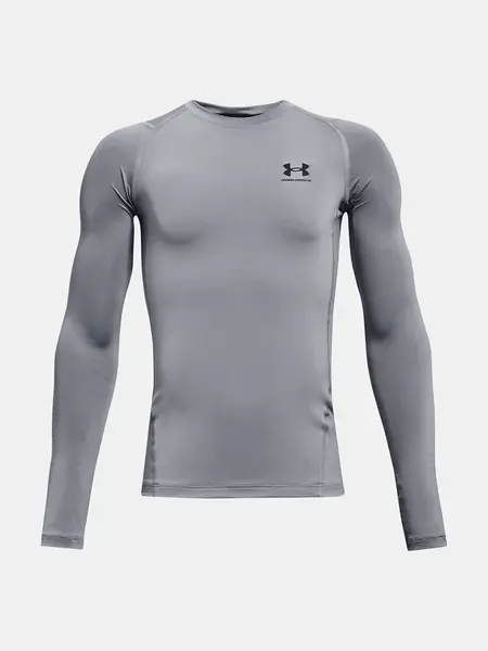 Chlapecké tričko Under Armour UA HG Armour LS-GRY - Kluci