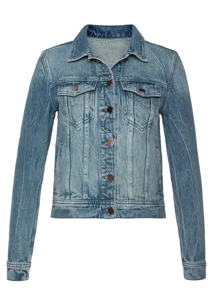 LASCANA Prechodná bunda  modrá denim