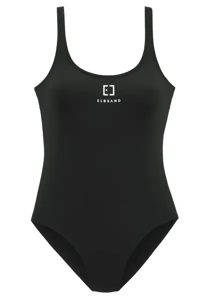 Elbsand Jednodielne plavky  čierna / biela