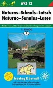 WKS 12 Naturns 1:30 000 / turistická mapa