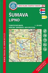 KČT 67 Šumava Lipno 1:50 000 Turistická mapa