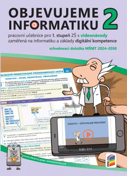 Objevujeme informatiku 2, pracovní učebnice pro 1. stupeň s videonávody (5-17)