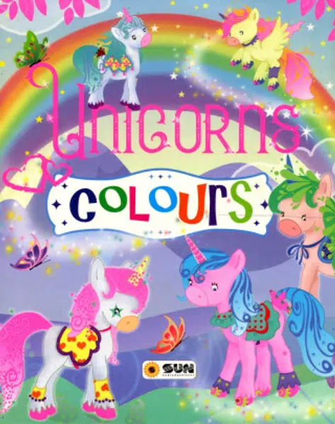 Unicorns Colours - omalovánky