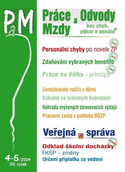 Práce a mzdy 4-5/2024