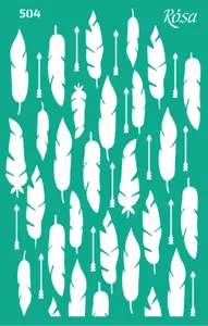 Šablona opakovatelně samolepicí 13x20cm – 504