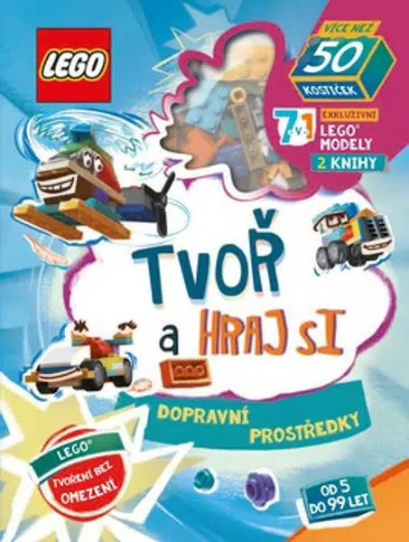LEGO® Iconic. Tvoř a hraj si: Dopravní prostředky