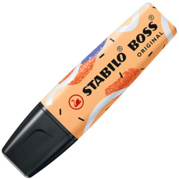Zvýrazňovač - STABILO BOSS ORIGINAL Pastel by Ju Schnee oranžová
