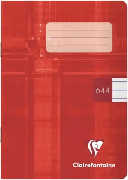 Školní sešit Clairefontaine Metric A6 "644", červený