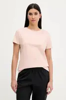 Bavlněné tričko Guess ADELE dámské, fialová barva, V2YI07 K8HM0