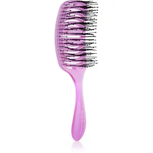 Olivia Garden iDetangle Pride plochý kartáč Purple 1 ks