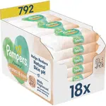Pampers Harmonie Protect&Care vlhčené čisticí ubrousky pro děti s měsíčkem lékařským 792 ks