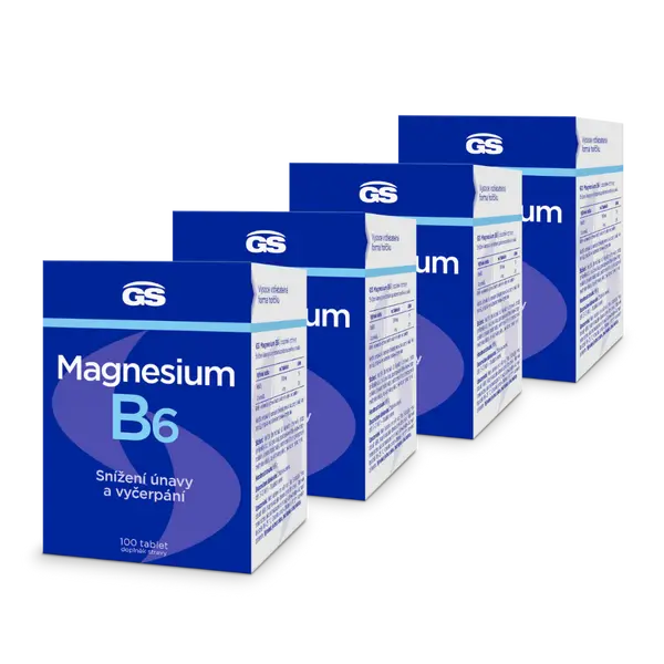 GS Magnesium s vitaminem B6, 400 tablet