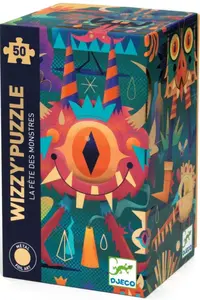 Puzzle metalické Monster party - 50 pcs
