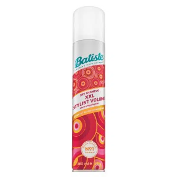 Batiste Stylist XXL Volume Spray suchý šampon pro rychle se mastící vlasy 200 ml