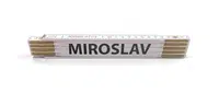 MAGG Skladací metr PATRIK, 2 m Jméno na metru: MIROSLAV