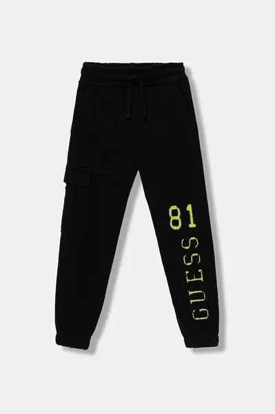 Dětské bavlněné tepláky Guess